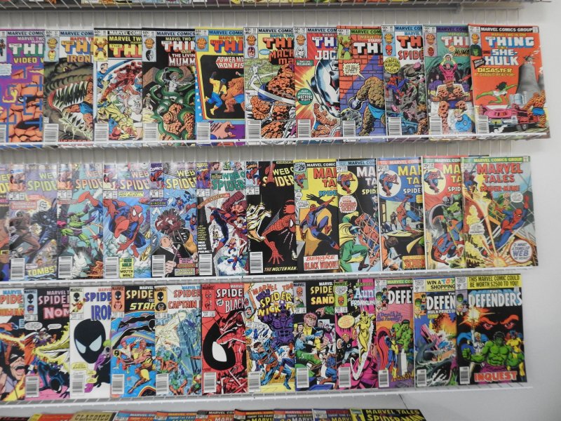 Huge Lot 180+ Comics W/ Thing, Two-in-One, Hulk, Daredevil+ Avg Fine+ Condition!
