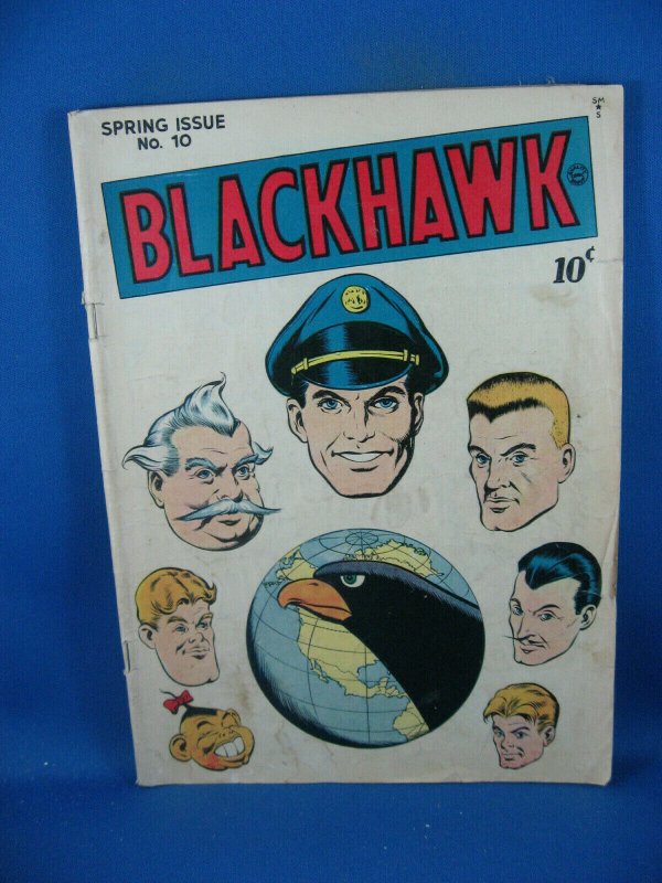 BLACKHAWK 10 VG GOLDEN AGE 1944