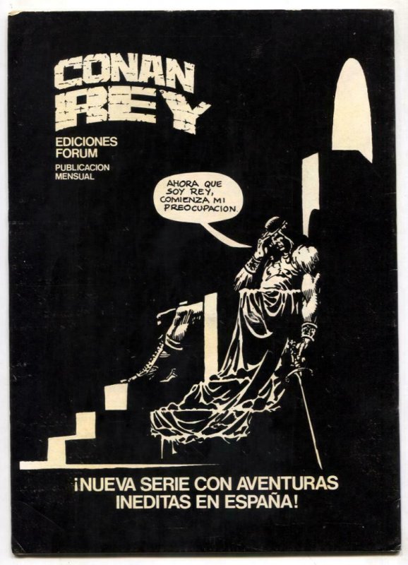 Conan Rey #2 1984- SPANISH COMIC- Marvel FN-