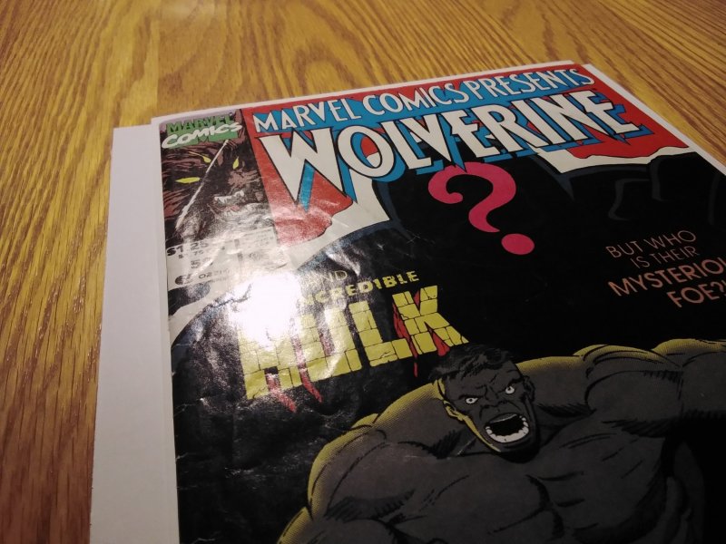 Marvel Comics Presents Wolverine Hulk #58 Newsstand (1990)