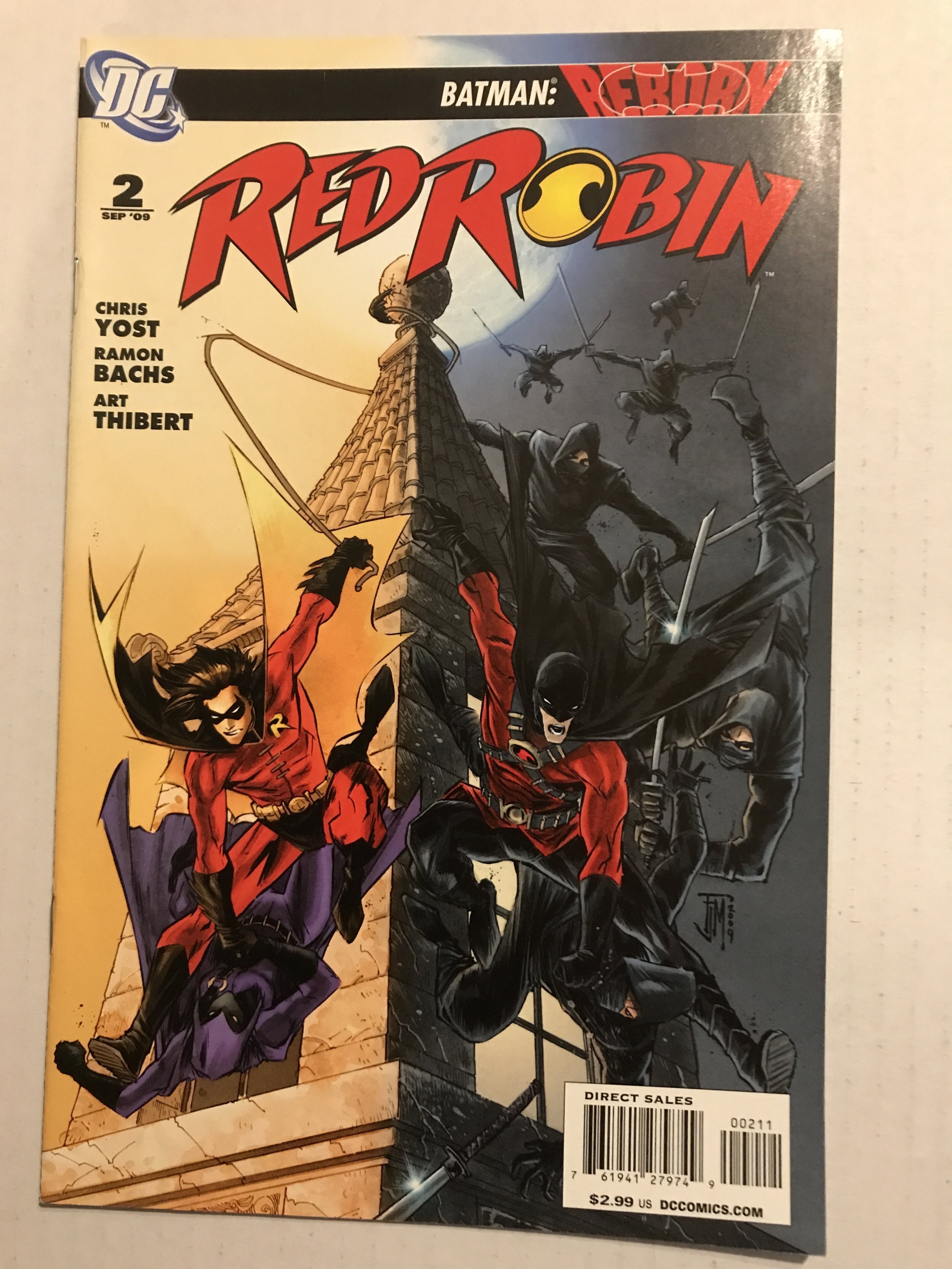 Red Robin 2 Dc 909 Nm Batman Reborn Ramon Bachs Art Comic Books Modern Age Dc Comics 5630