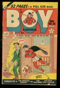 BOY COMICS #59 1950-CHARLES BIRO-CRIME COVER VG