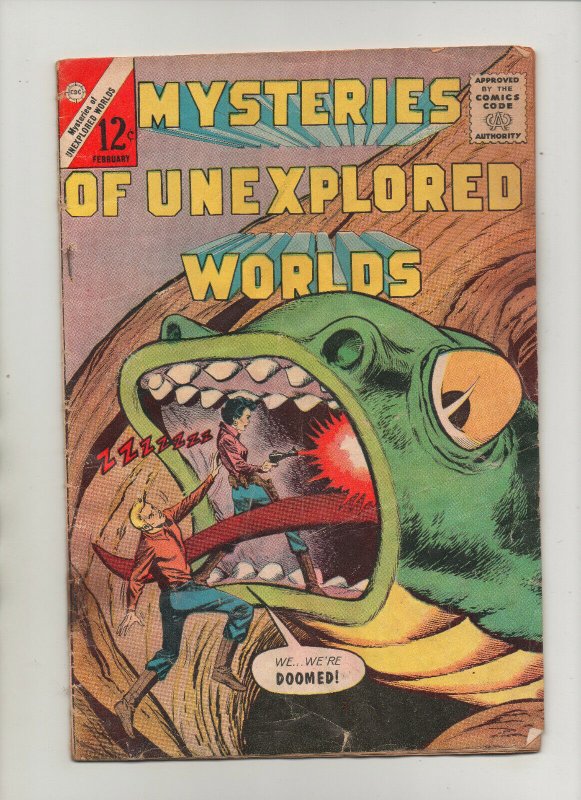 Mysteries Of Unexplored Worlds #34 - Worm Monster Cover - (Grade 2.0) 1963
