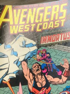 Avengers West Coast #62 Loki - Time Keepers - Immortus - Marvel 1990 - Disney +