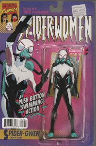 Spider-Gwen # 7 Action Figure Variant Cover NM Marvel 2016 2nd Series [T7]