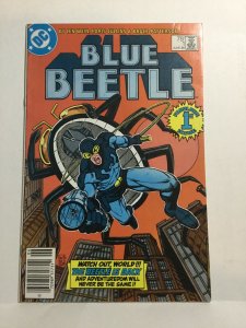 Blue Beetle 1 Vf Very Fine 8.0 Newsstand Edition DC Comics