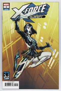 X-Force Killshot #1 J Scott Campbell Domino Variant (Marvel, 2021) NM 