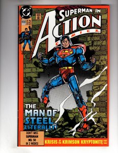 Action Comics #659 (1990) THE MAN OF STEEL! LITERALLY!    / EBI#1