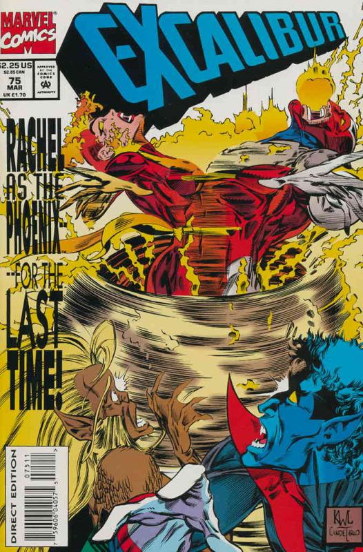 Excalibur #75 VF ; Marvel | Scott Lobdell Phoenix