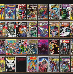 Huge Lot 150+ Comics with Iron Man, Marvel Tales, Marvel Age, Kickers & More!