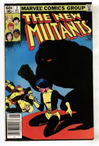 NEW MUTANTS #3--First DEMON BEAR--Marvel-- comic book--NEWSSTAND