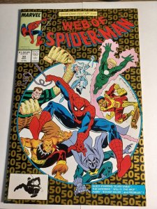 Web of Spider-Man #50 VF/NM Marvel Comics c219