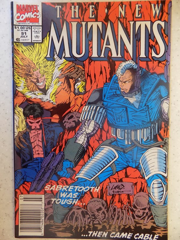 NEW MUTANTS # 91 LIEFELD HOT MOVIE