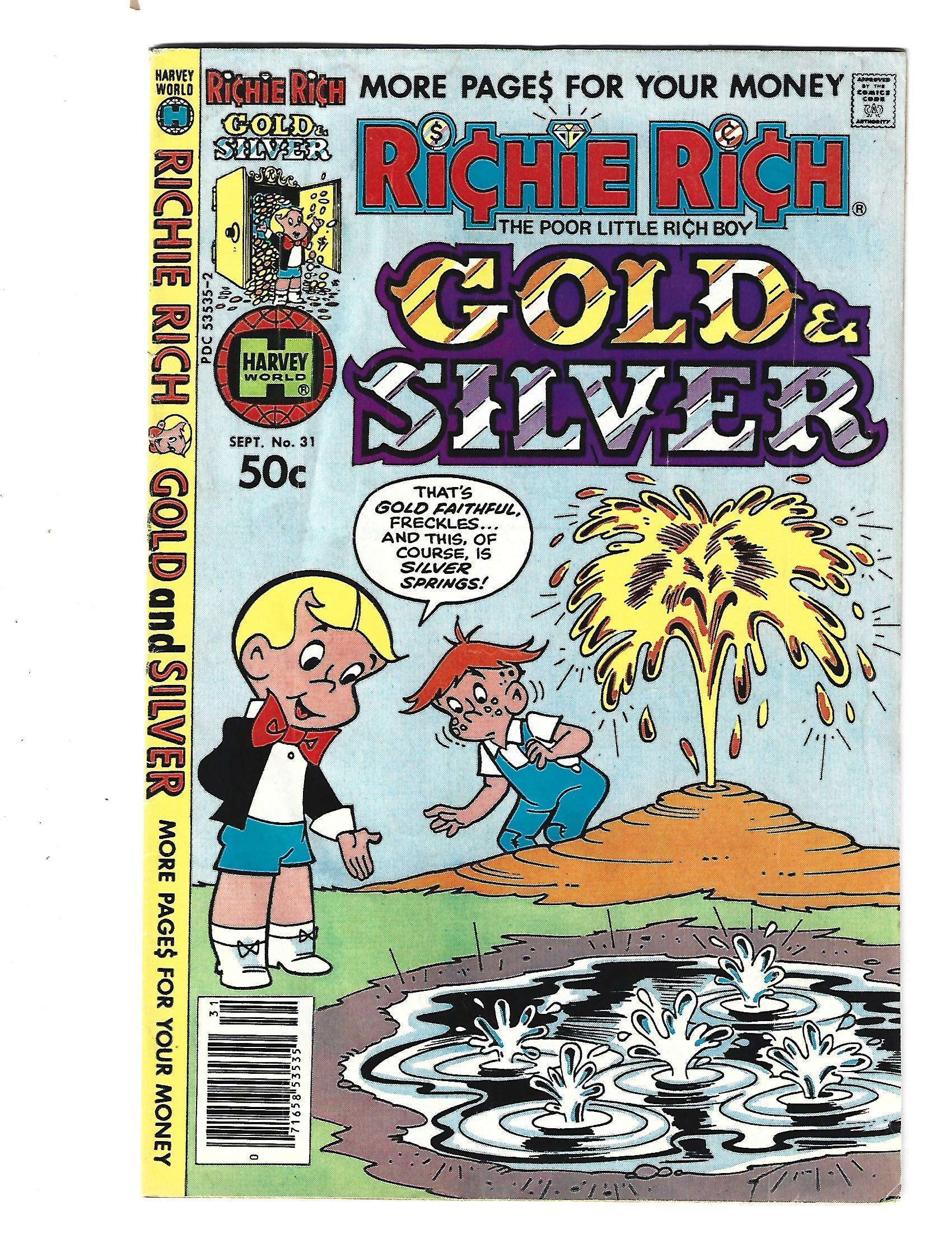 Richie Rich: Gold and Silver #31 | Comic Books - Modern Age, Harvey, Richie Rich, Cartoon Character / HipComic Richie Rich: Gold and Silver #31 | Comic Books - Modern Age, Harvey, Richie Rich, Cartoon Character / HipComic