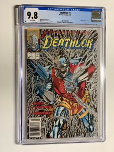 Deathlok 1 cgc 9.8 collectors silver foil newsstand edition marvel 1991