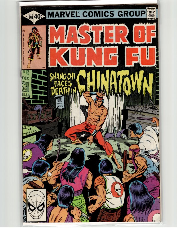 Master of Kung Fu #90 (1980) Master of Kung Fu / Shang-Chi