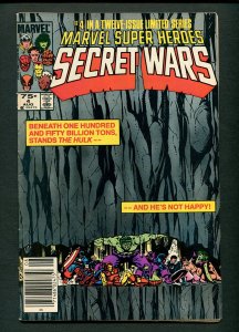 Marvel Heroes Secret Wars #4 (6.0 FN )  Newsstand / August 1984