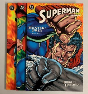 Superman Doomsday Hunter/Prey #1-3 Set (DC 1994) 1 2 3 Dan Jurgens (8.5+) 