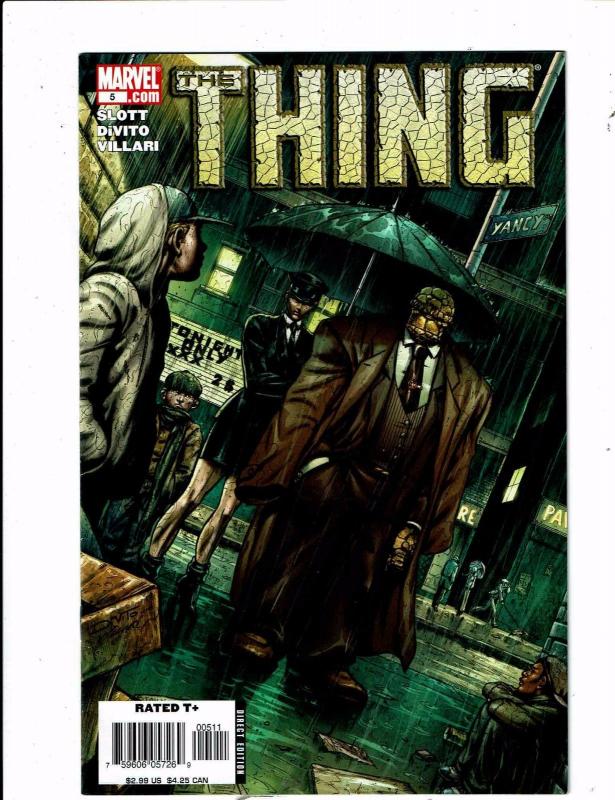 Lot of 2 The Thing Marvel Comic Books #5 7 BH51 