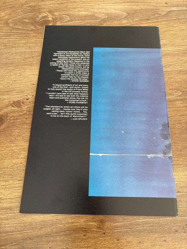 Adolescent Radioactive Black Belt Hamsters 3D # 2 NM- Eclipse Comic Book 12 J296