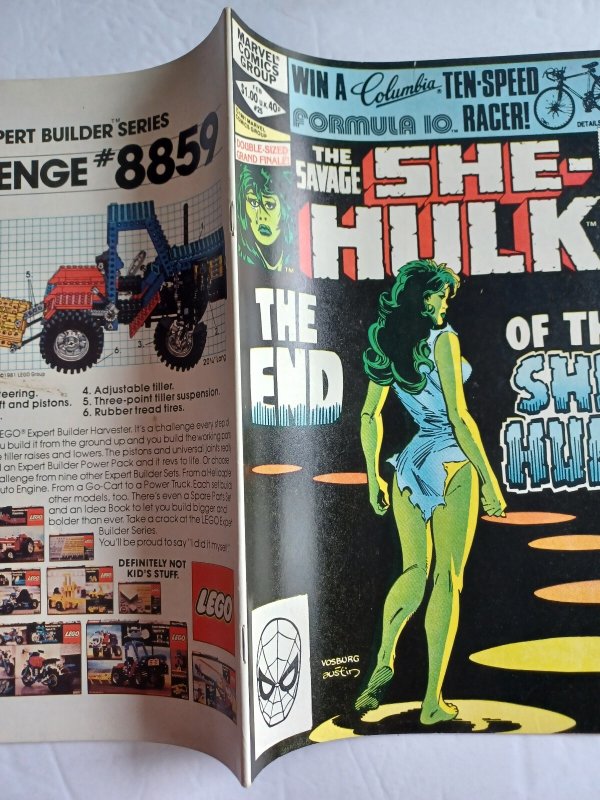 Savage She-Hulk #25 Double Sized Last Issue - 1982 - VF/NM
