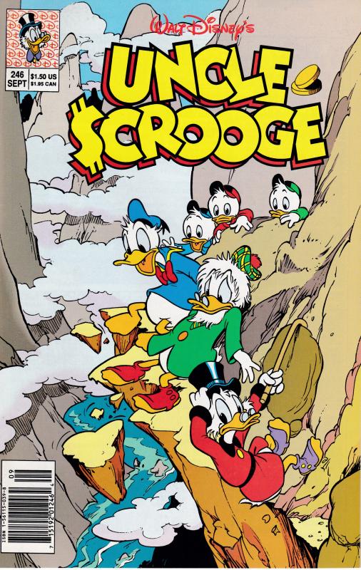 WALT DISNEY'S UNCLE SCROOGE COMIC BOOK  Sept.  246  VF