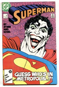 Superman #9 1987 DC comic book JOKER cover--NM-