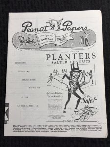 1987 PEANUT PALS PAPERS Fanzine Vol. 9 #5 FN+ 6.5 Mr. Peanut Baseball 12pgs