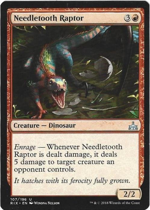 Magic the Gathering: Rivals of Ixalan - Needletooth Raptor