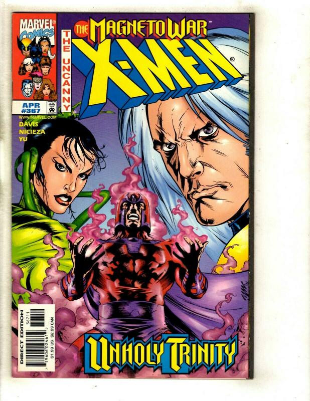 Lot Of 8 Uncanny X-Men Marvel Comic Books # 316 322 323 324 325 326 327 367 NP11