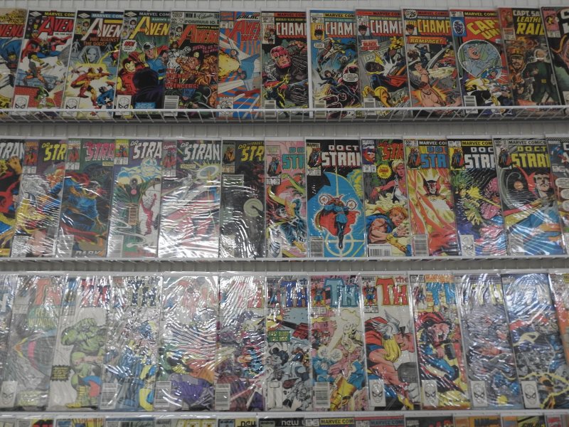 Huge Lot 130+ Comics W/ Avengers, Thor, Daredevil+ Avg Fine Condition!