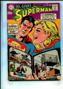 SUPERMAN #212 (2.0) 80 PG GIANT!! 1968