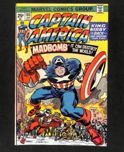 Captain America #193 1st Madbomb Jack Kirby Story and Art!