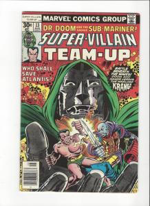 Super-Villain Team-Up #13 (1977) Marvel Comics Dr. Doom and Sub-Mariner VF