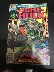 The Savage She-Hulk #17 (1981) 1st Man-Elephant! High-grade! Disney+ VF/NM Wow!