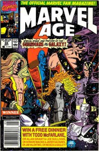 Marvel Age #88 (Newsstand) FN ; Marvel | Guardians of the Galaxy