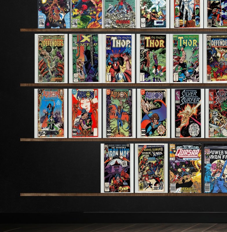 Huge Lot 150+ Comics with Quasar, Cage, Rom, Quicksilver, X-Factor & More!