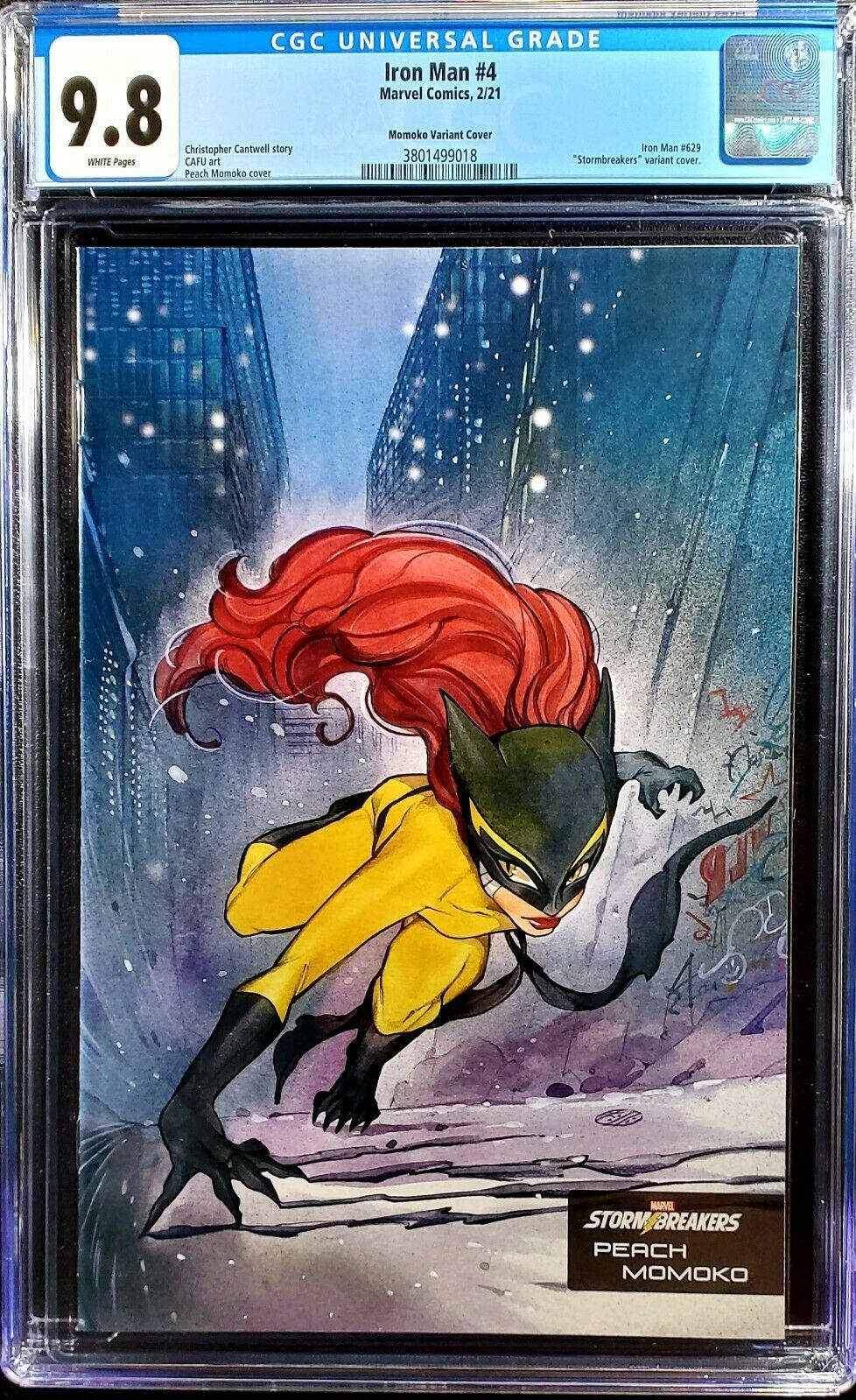 Iron Man #4 Peach Momoko Variant CGC 9.8 Strombeakers crain