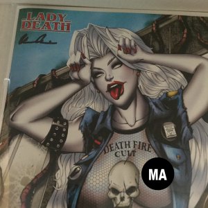 2022 Lady Death: Enchantments Ryan Kincaid Naughty Stranger Edition #1 Signed