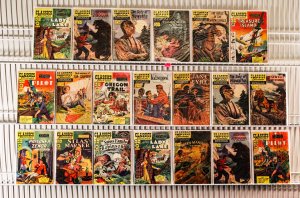 Lot of twenty lower grade 15¢ Classics Illustrated Comics *See Description