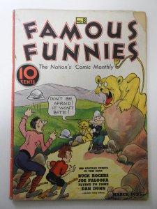 Famous Funnies #8 (1935) GD/VG Cond piece missing from cover and 1st 2 pages