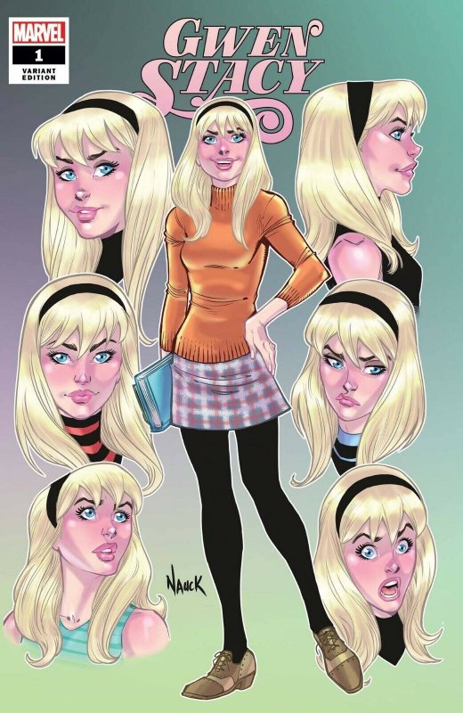 Gwen Stacy #1 (Of 5) Nauck Faces of Gwen Variant Marvel EB131