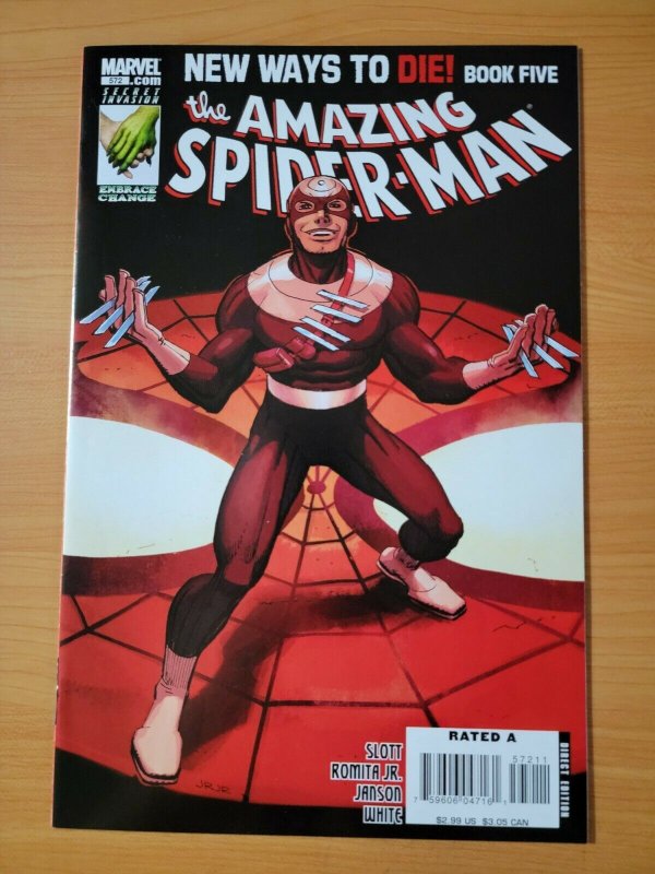 Amazing Spider-Man #572 ~ NEAR MINT NM ~ 2008 Marvel Comics