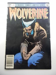 Wolverine #3 (1982) GD+ Condition moisture stains 1/2 corner missing