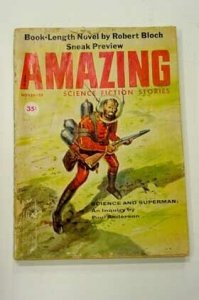 AMAZING SCI-FI-NOV 1959-BUBBLE HELMET CVR G/VG