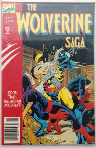Wolverine Saga #2 NEWSSTAND (NM)(1990)