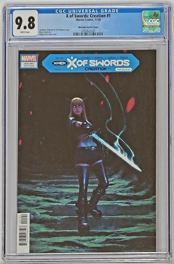 X of Swords Creation Marvel 2020 CGC 9.8 Mercado Variant Cover Top