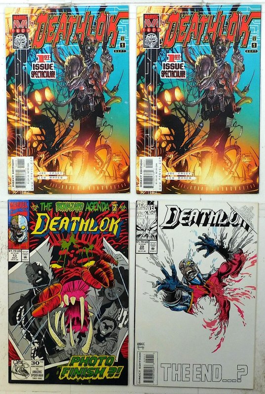 Deathlok Lot of 4 #1 x2, 13, 29 (1999) Marvel Comics 1st Print Comic Books