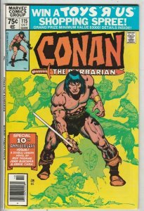 Conan the Barbarian # 115 Strict NM- Giant-Size 10 year anniversary issues