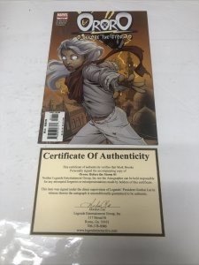 Ororo Before The Storm # 1 (2005)  Variant • Signed Mark Brooks • Marvel • COA